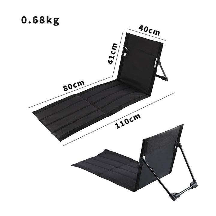 Klappbare Campingliege mit ergonomischer Rückenlehne Skanto