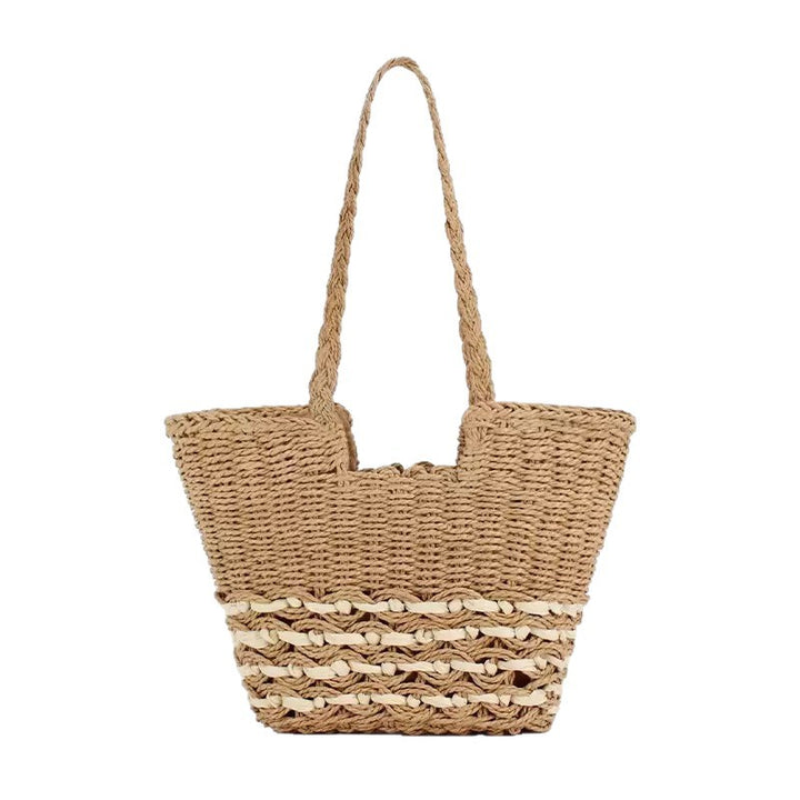 Handgewebte Strandtasche im modernen Design Skanto