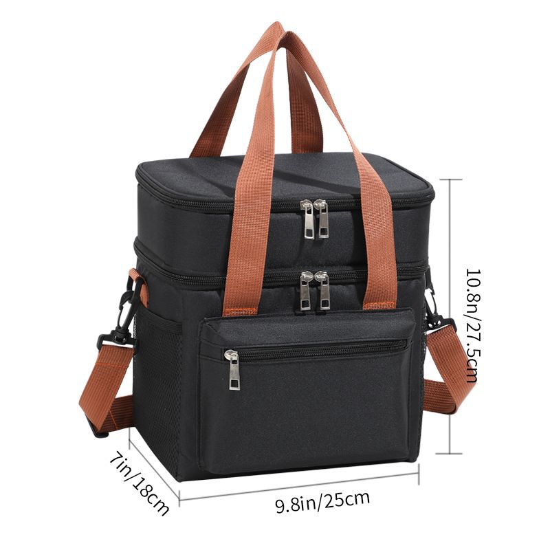 Isolierte Picknick- und Lunchtasche mit Doppelfach Skanto