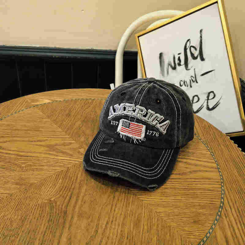 Unisex Distressed Baseballkappe im Vintage-Stil Skanto