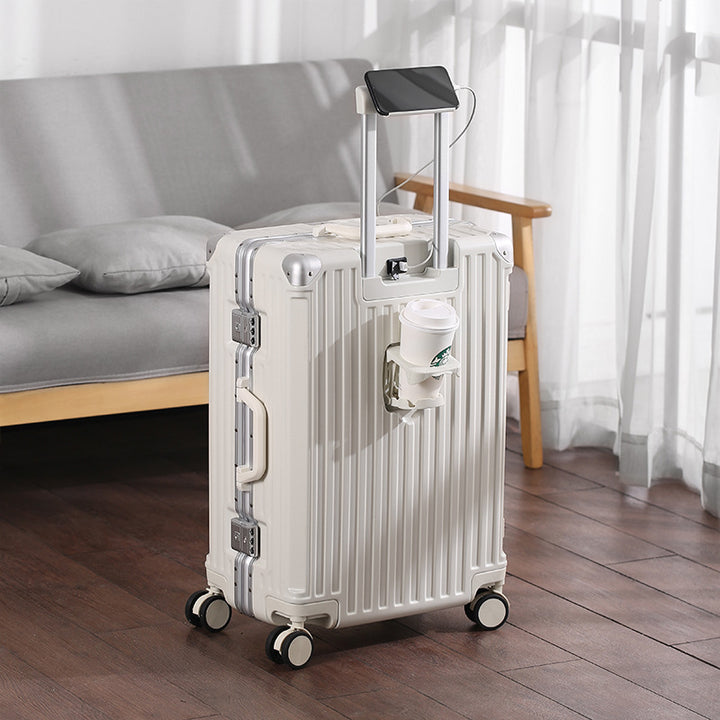 Unisex Eleganter und strapazierfähiger TSA-freundlicher Hartschalen-Handgepäckkoffer Skanto
