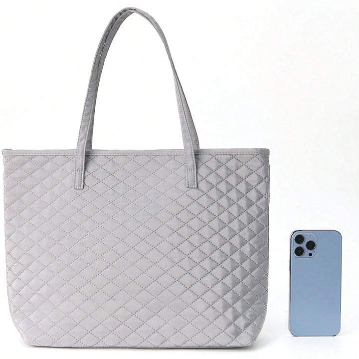Moderne Handtasche aus strukturiertem Material Skanto
