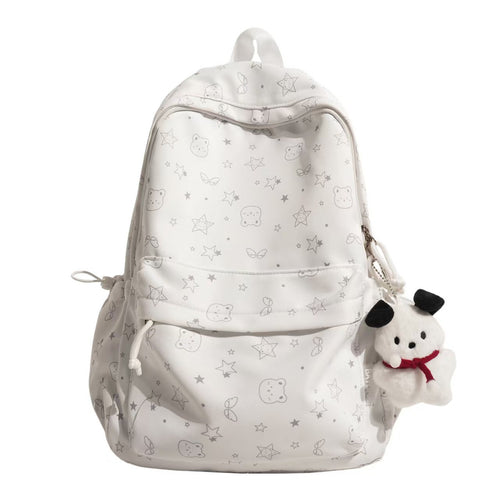 Rucksack mit vielen Fächern und Charakter-Motiv Skanto