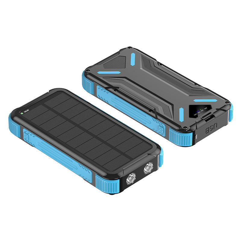 Solar-Powerbank mit LED-Licht Skanto
