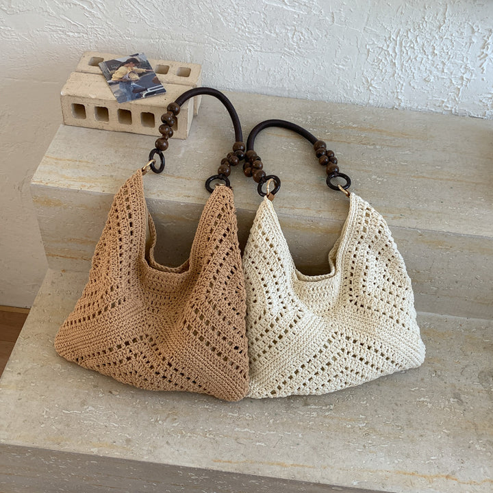 Handgemachte grob gestrickte Tasche Skanto
