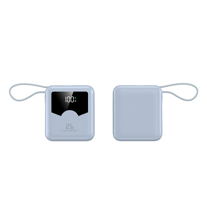 Tragbare Powerbank mit digitaler Ladeanzeige und Schnellladefunktion Skanto