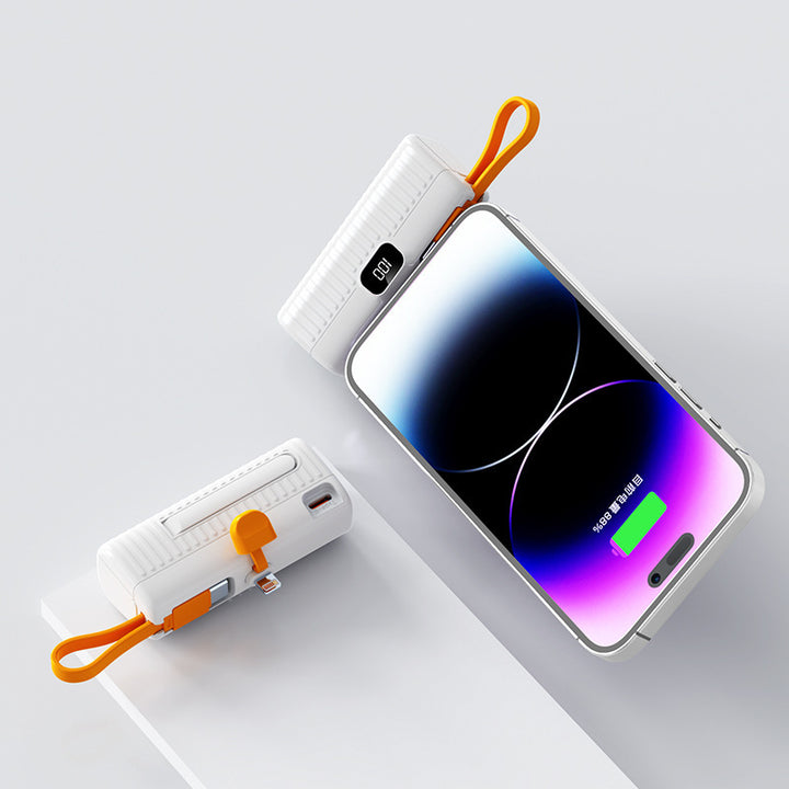 Leistungsstarke Powerbank mit Digitalanzeige und innovativem Design Skanto