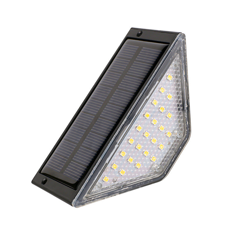Dreieckige solarbetriebene LED-Stufenleuchte Skanto