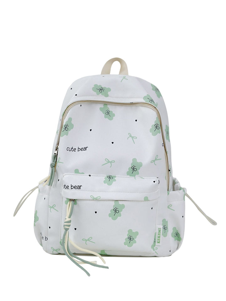 Niedlicher Schulrucksack mit Charakter-Print