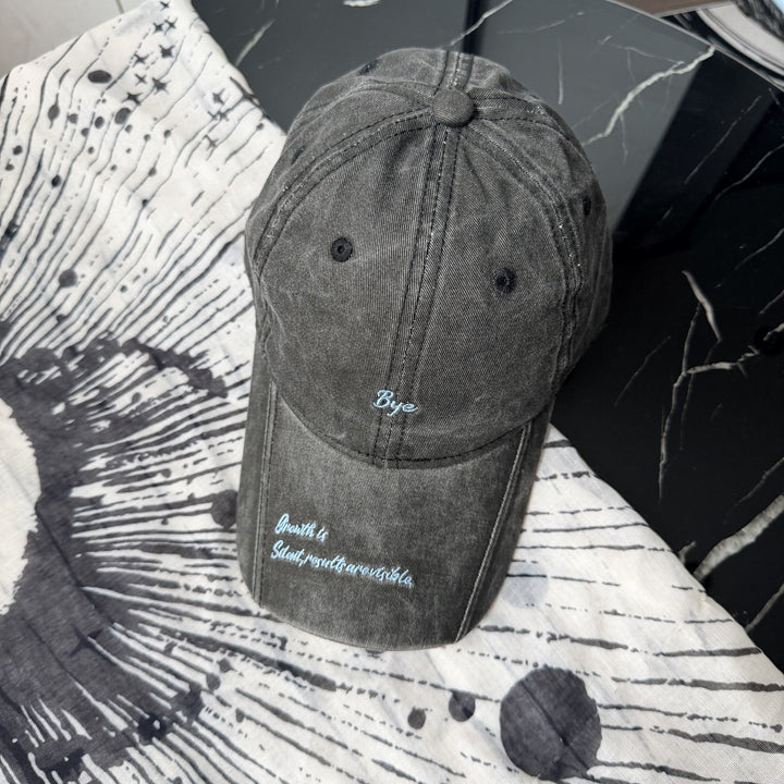 Lässige Distressed-Baumwoll-Baseballkappe für Damen Skanto
