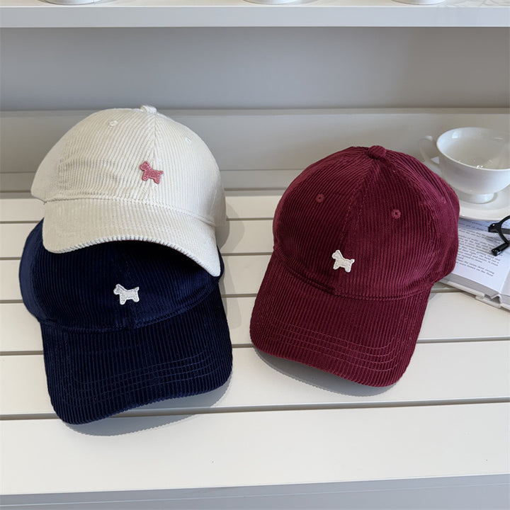 Baseballkappe aus Cord für Damen Skanto