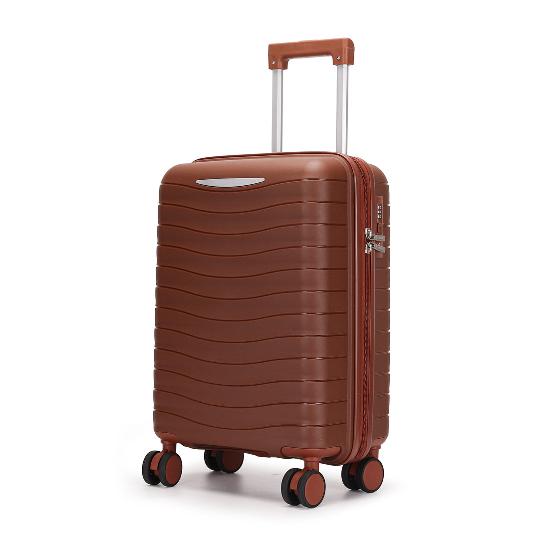 Hartschalenkoffer-Set mit innovativer Taschenorganisation Skanto