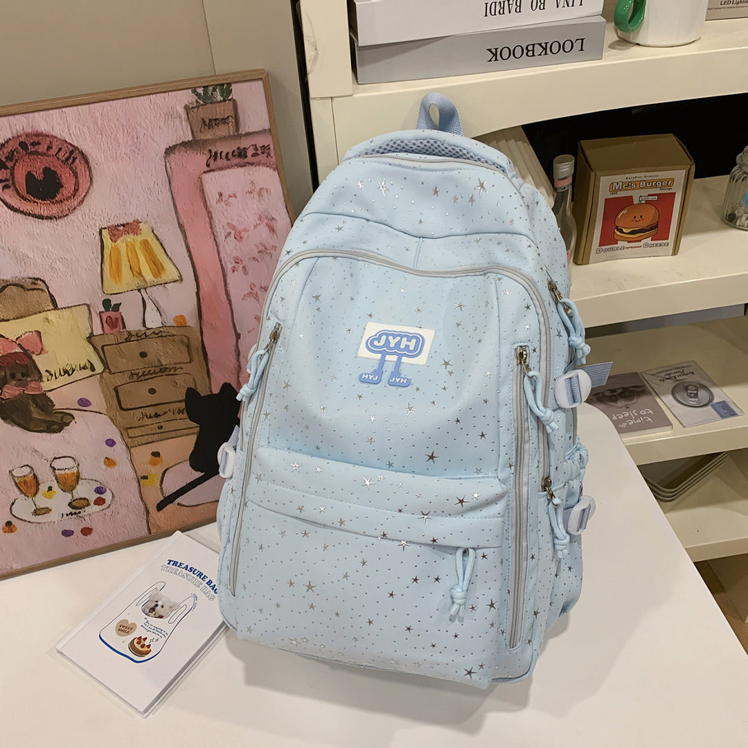 Modischer Schulrucksack mit Sternenmuster Skanto