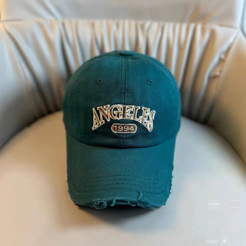 Damen Verstellbare Baseball Cap im Used-Look im Vintage-Stil Skanto