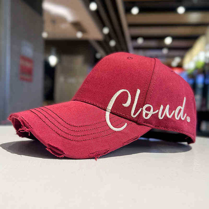 Damen lässige Baumwoll-Baseballcap im Used-Look Skanto