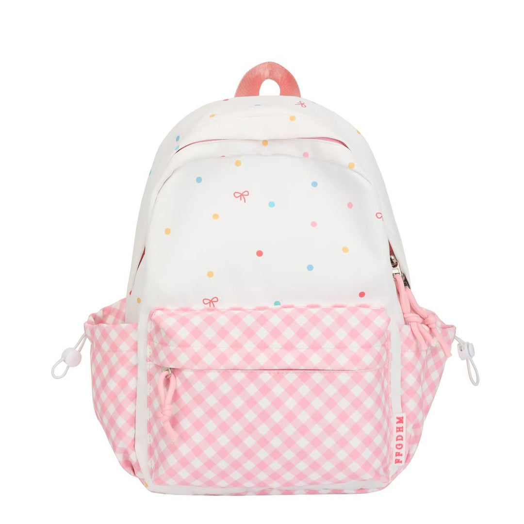 Niedlicher Rucksack im Polka-Dot-Design Skanto