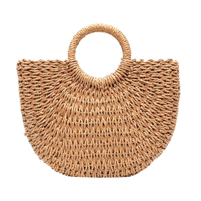 Strandtasche aus handgewebtem Naturmaterial Skanto