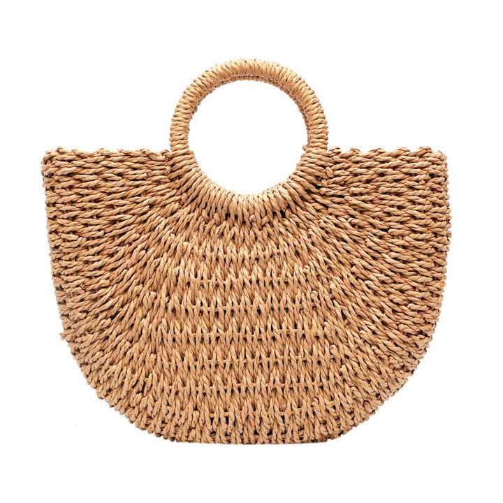 Strandtasche aus handgewebtem Naturmaterial Skanto