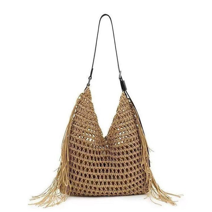 Leichte Makramee-Schultertasche Skanto