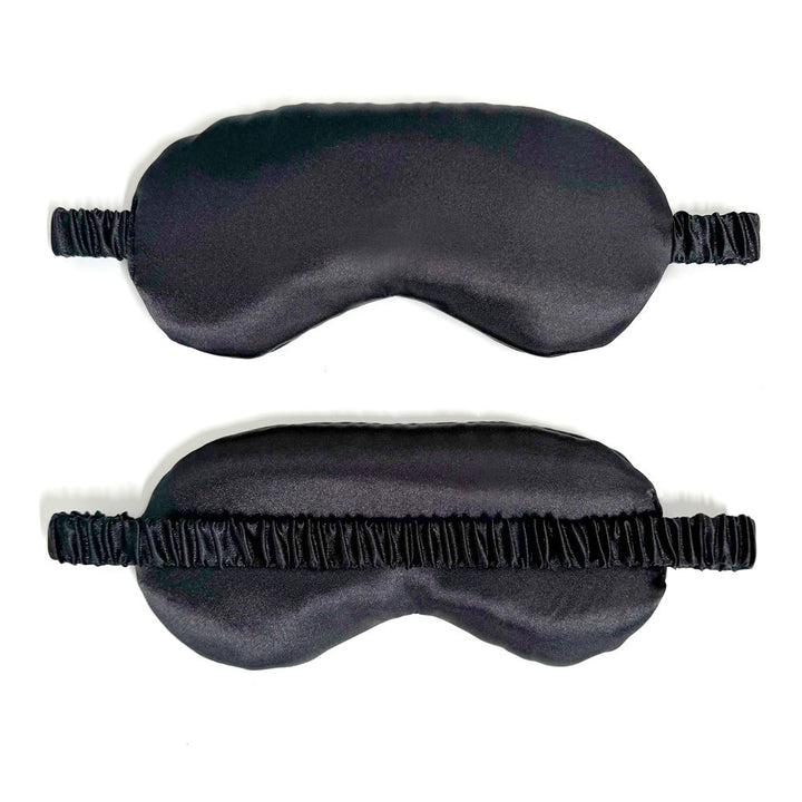 Ergonomische seidige Schlafmaske für Damen mit gepolstertem Nasensteg und elastischem Band Skanto