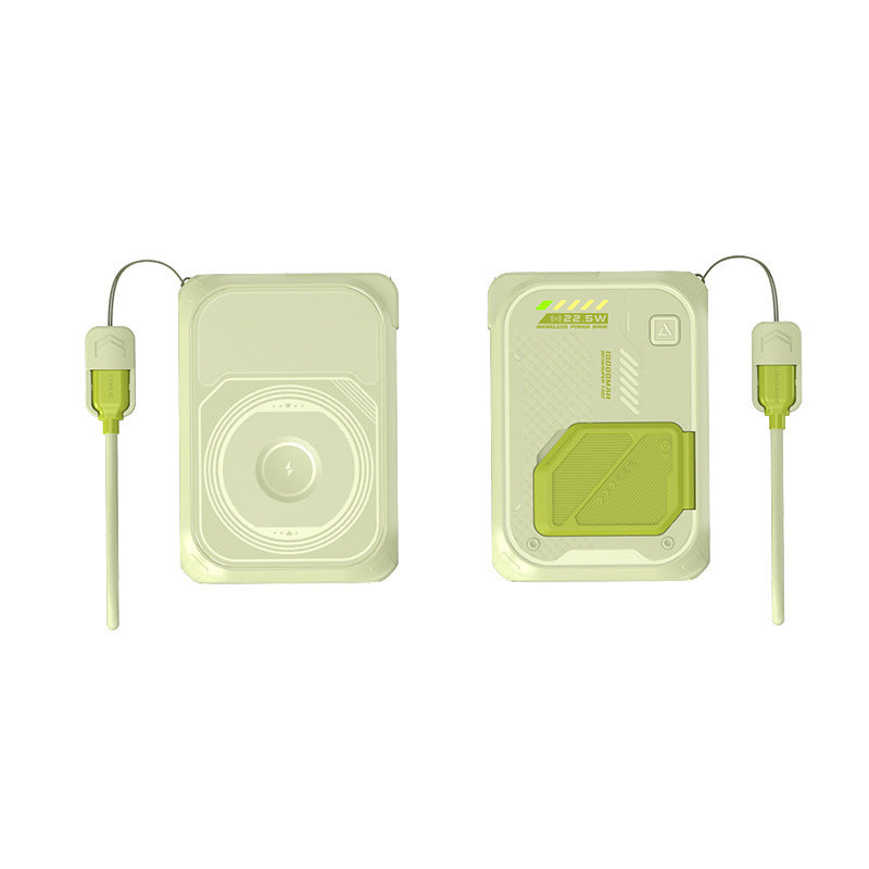 Tragbare Powerbank mit innovativer Schnellladung und kabelloser Option Skanto