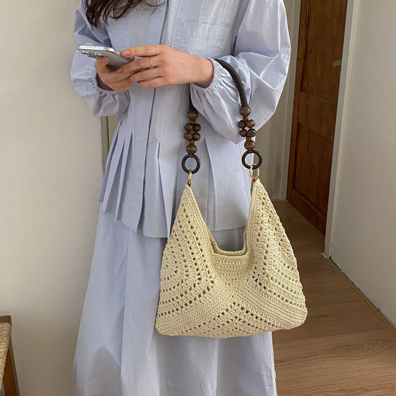 Handgemachte grob gestrickte Tasche Skanto
