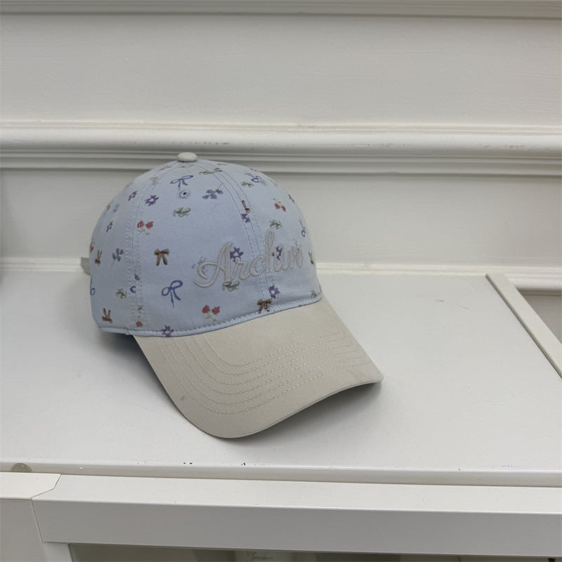 Damen Baseballkappe mit Blumenstickerei Skanto