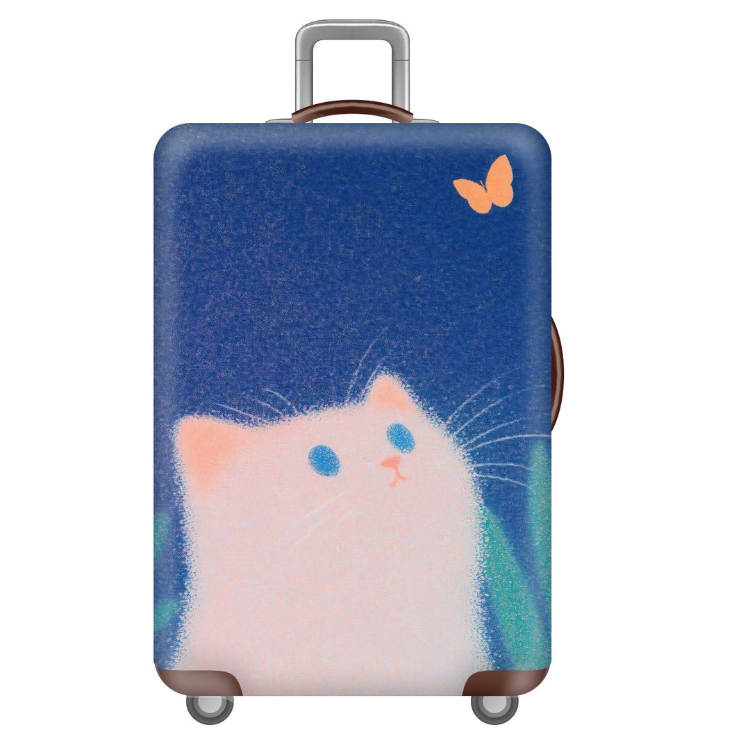 Unisex Hartschalen-Trolley mit Löwenporträt-Print, stoßfester ABS-Polycarbonat-Schale, Multiwheel-Fahrwerk und TSA-Sicherheitsschloss Skanto