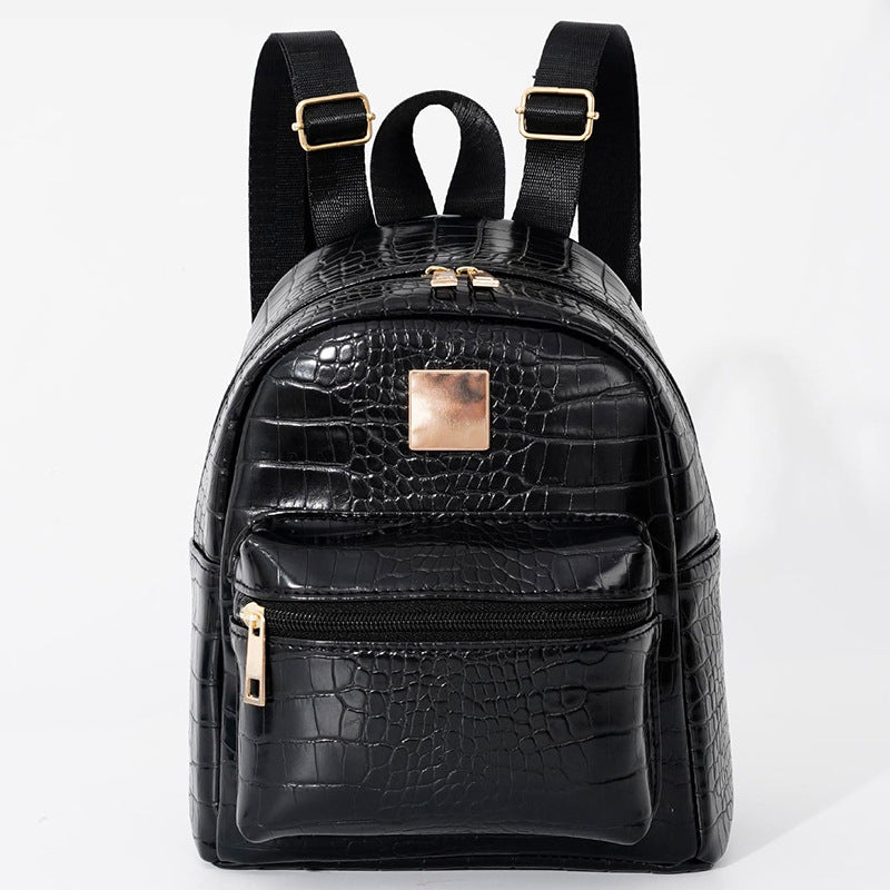 Rucksack im eleganten Krokodil-Look Skanto