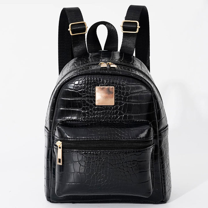 Rucksack im eleganten Krokodil-Look Skanto