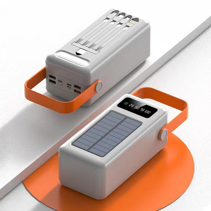 Tragbares Solarladegerät mit multifunktionalem LED-Display Skanto