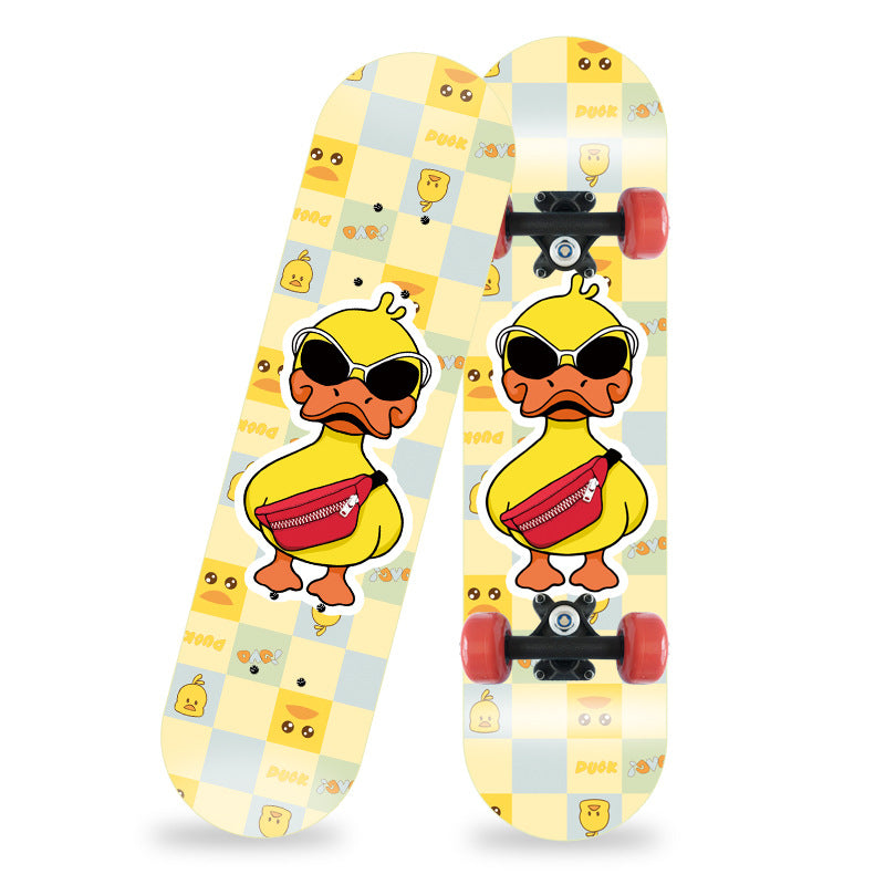Cartoon-inspiriertes Mini-Skateboard Skanto