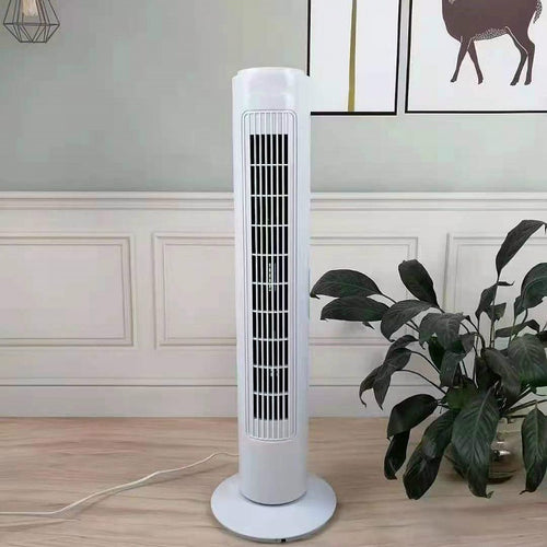 Skanto Oszillierender Turmventilator mit Fernbedienung, Multifunktion, rotorloser vertikaler Luftzirkulator mit Timer Skanto