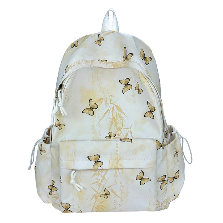 Künstlerischer Rucksack mit Schmetterlingsdruck Skanto