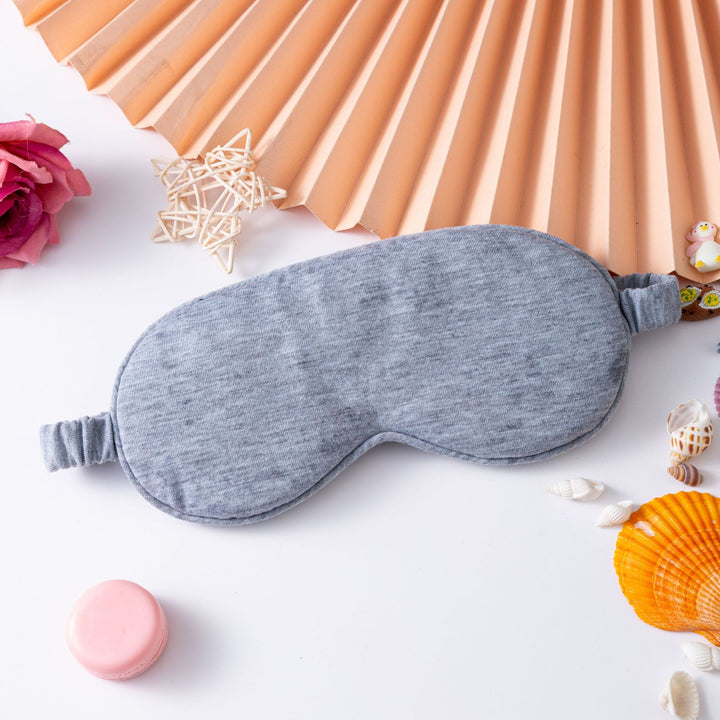 Leichte Baumwoll-Schlafmaske für Damen mit ergonomischer Polsterung und elastischem Komfortband Skanto
