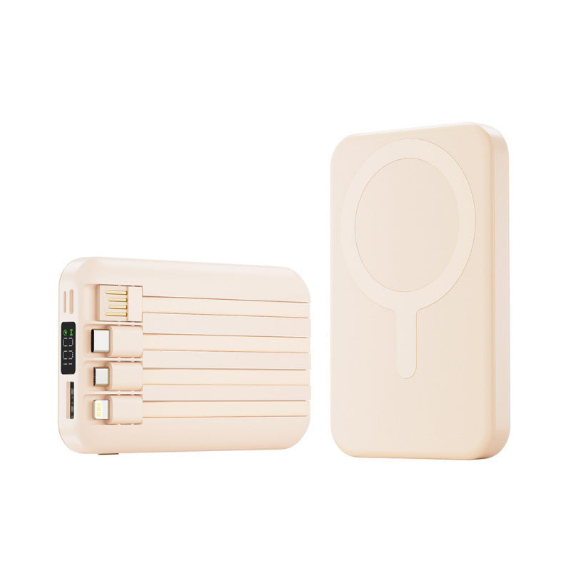 Tragbare Powerbank mit integriertem Kabellautsprecher und Schnellladung Skanto