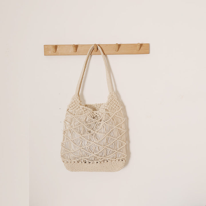 Makramee-Einkaufstasche Skanto