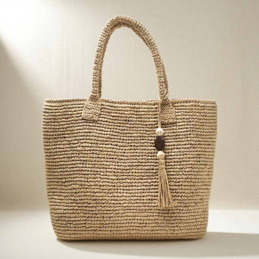 Geflochtene Tasche aus Naturmaterial Skanto