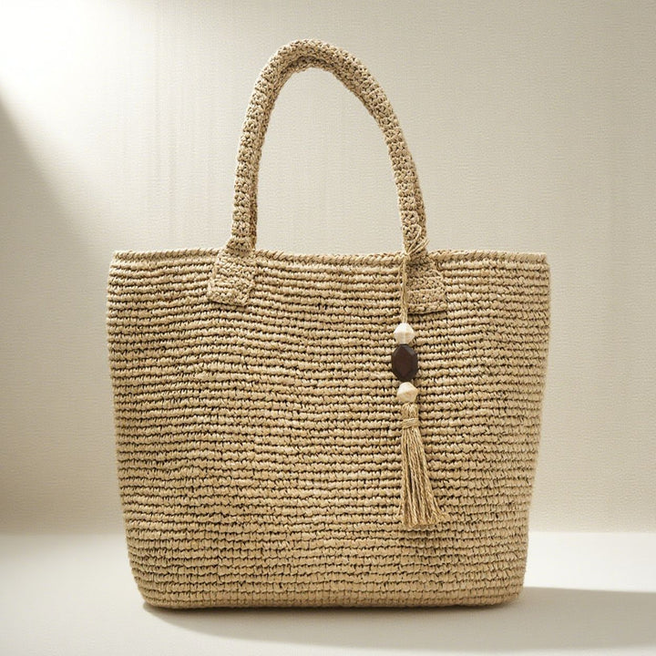 Geflochtene Tasche aus Naturmaterial Skanto
