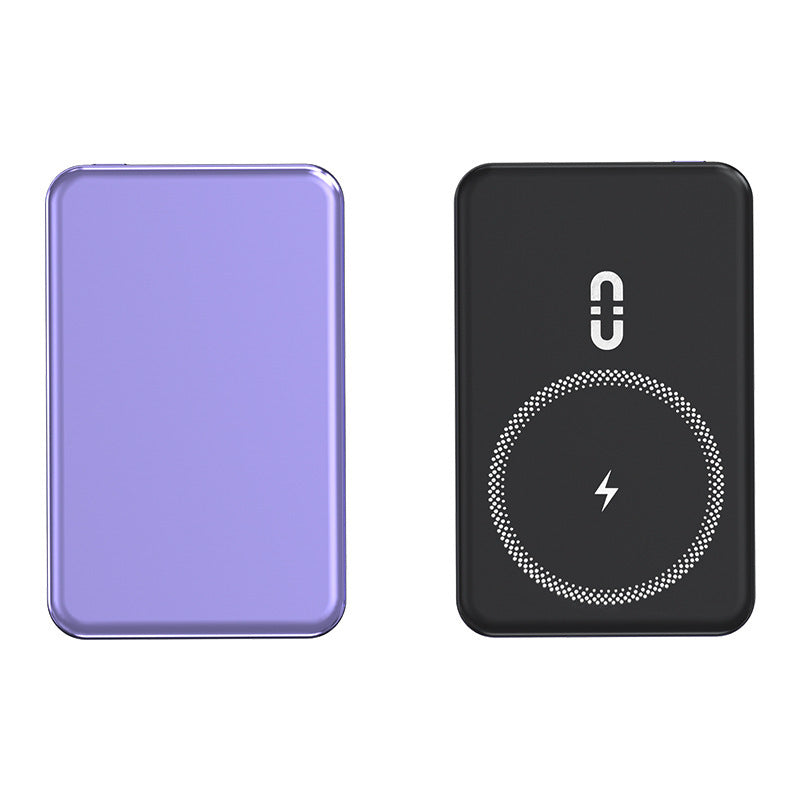 Magnetische Powerbank mit kabelloser Schnellladefunktion und LED-Anzeige Skanto
