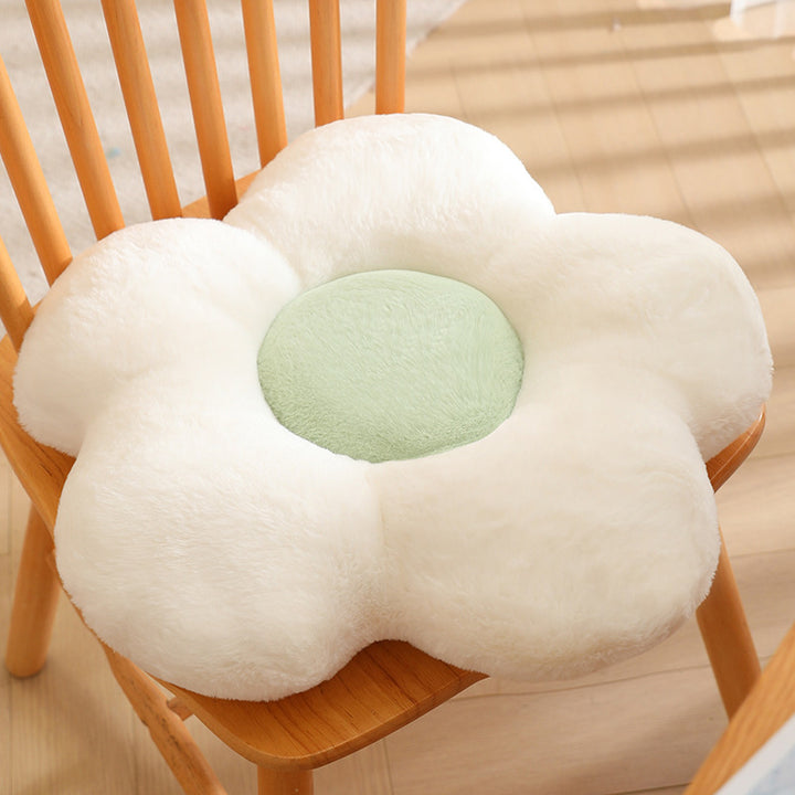 Plüsch-Sitzkissen in Blumenform Skanto