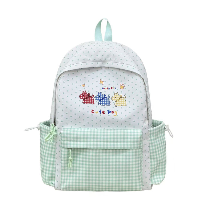 Verspielter Hunde-Illustrations-Rucksack Skanto