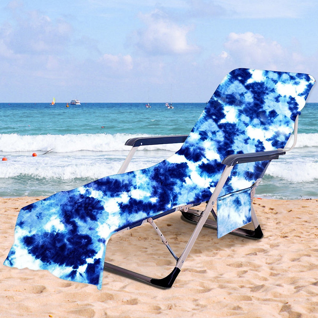 Liegenauflage mit künstlerischem TIE-DYE-Design Skanto