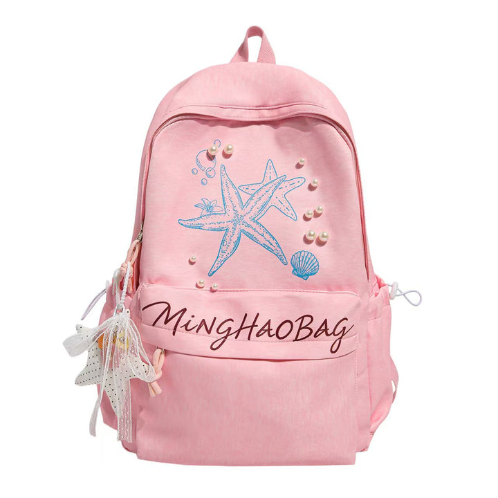Maritim inspirierter Rucksack Skanto mit Verzierungen