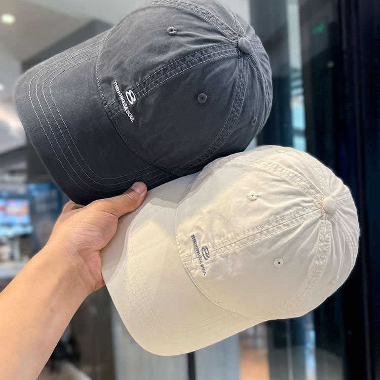 Herren Distressed Baumwoll-Baseballkappe Skanto