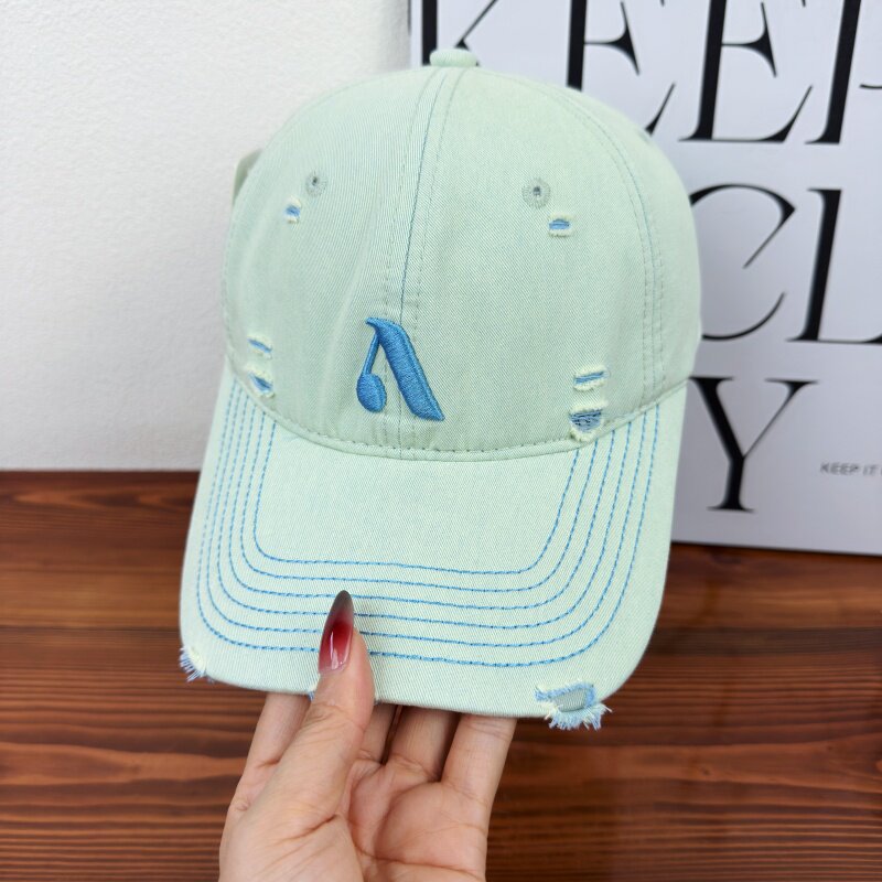 Herren Cap im Distressed Denim-Stil Skanto