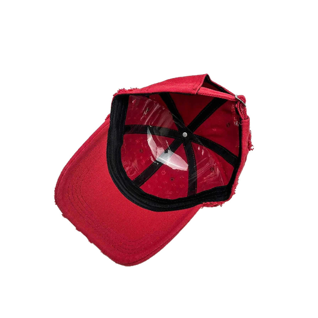 Damen Baseballkappe im Used-Look mit Textur Skanto