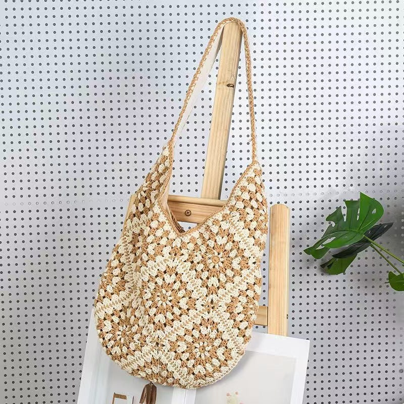 Handgemachte Häkel-Shopper-Tasche Skanto