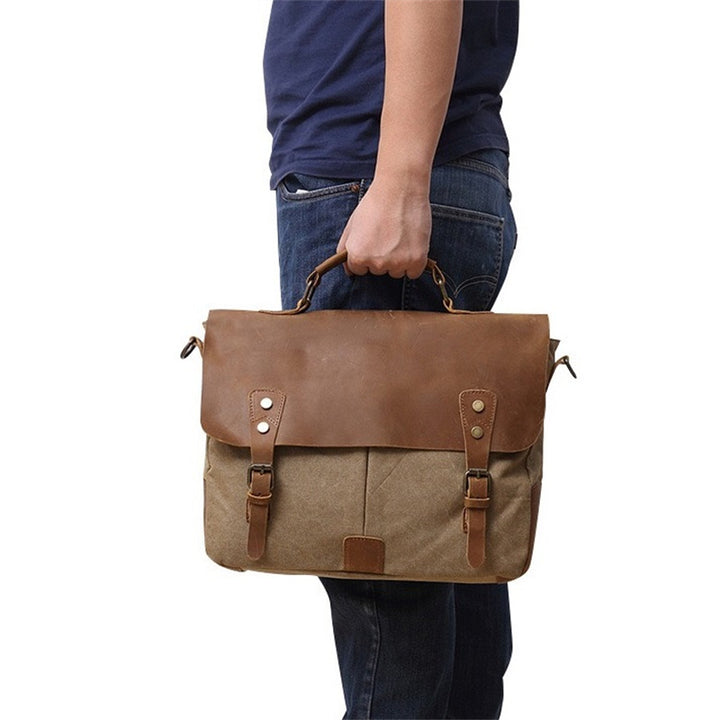 Robuste Active Bag aus strapazierfähigem Canvas und Skanto Leder