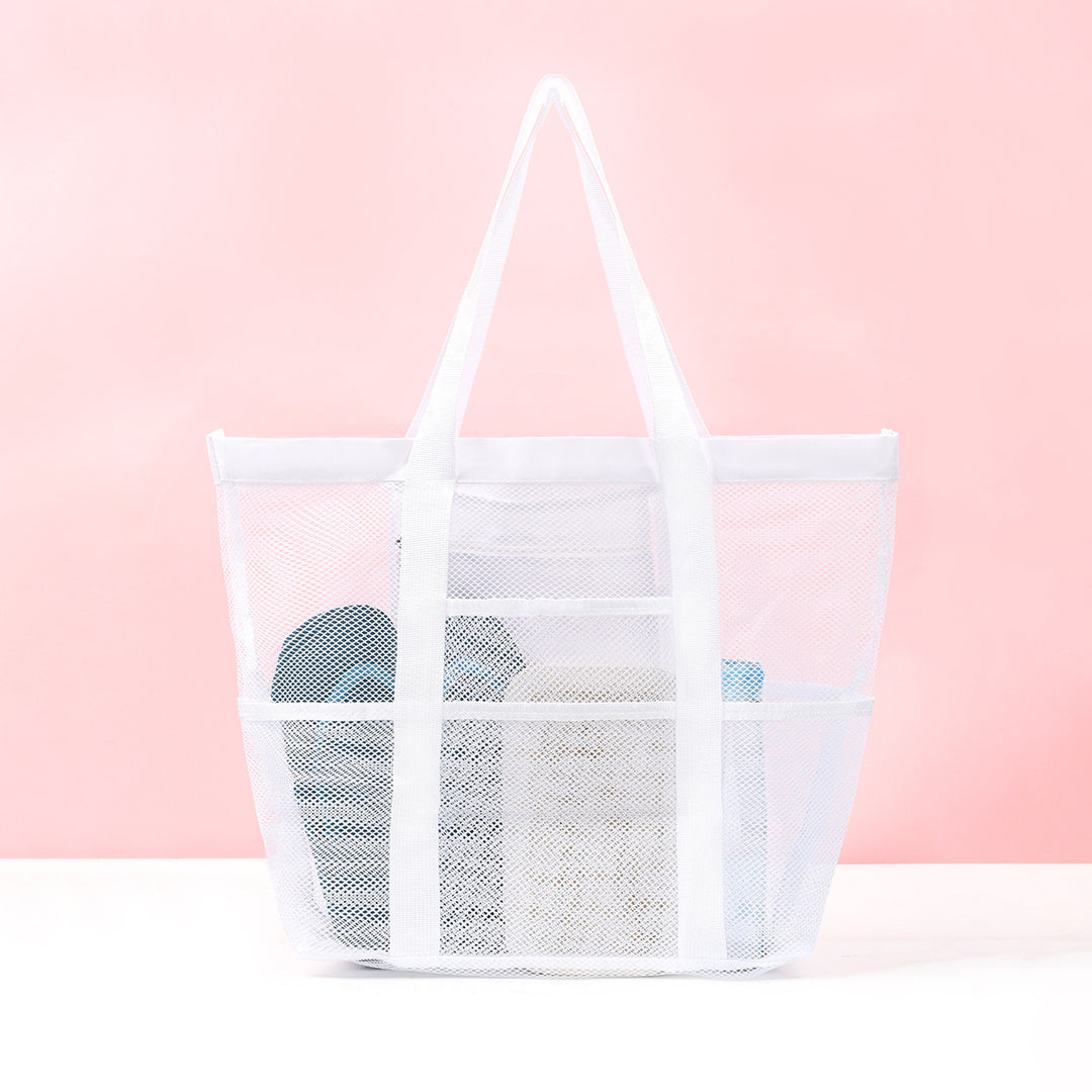 Geräumige Mesh-Strandtasche Skanto